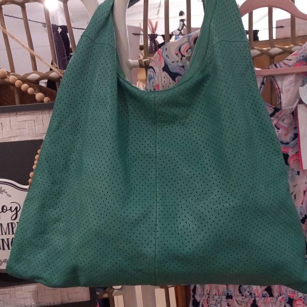 Gianni Notaro Leather Teal Women's Bag